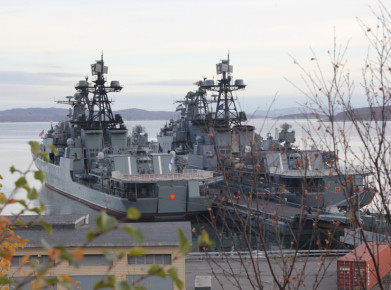 На главную базу Северного флота вернулись корабли-участники военно-морского парада